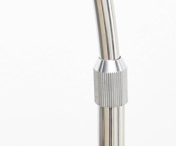 Bogenleuchte Big-Deal Eco Silber Weiss Betonfuß höhenverstellbar Bild 6