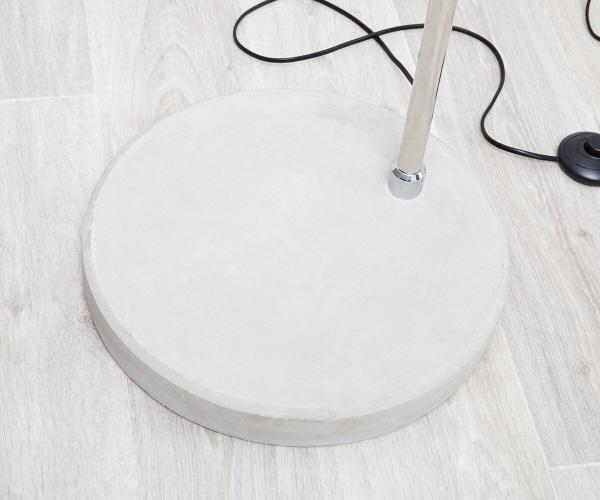 Bogenleuchte Big-Deal Eco Silber Weiss Betonfuß höhenverstellbar Bild 7