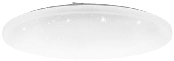 Eglo 98237 LED Deckenleuchte FRANIA-A mit Kristallen weiß Ø57cm H:7,5cm 2700K-6500K
