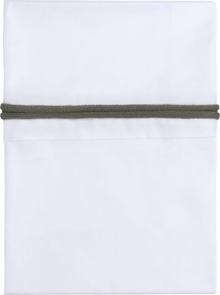 Baby's Only Classic Babylaken Weiß / Khaki 80x100 cm