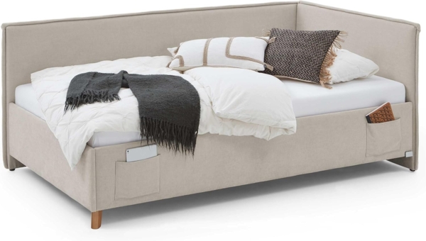 meise.möbel Kinderbett FUN II, Polsterbett wahlweise mit Bettkasten, Jugendbett inkl. USB-Anschluss