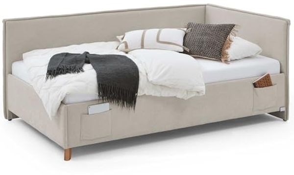 meise.möbel Kinderbett FUN II, Polsterbett wahlweise mit Bettkasten, Jugendbett inkl. USB-Anschluss