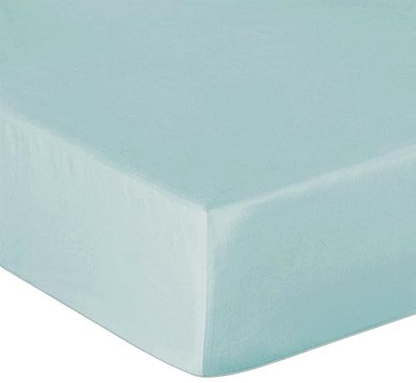 Heckett and Lane Mako Satin 1 x Spannbettlaken 160x200 cm Elementi Sphere Blue