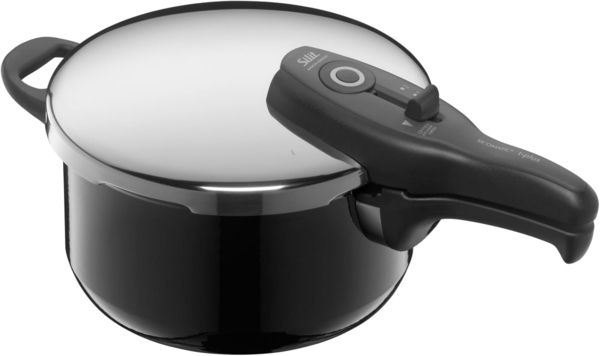 SILIT 'Sicomatic t-plus' Schnellkochtopf, Silargan schwarz, 4,5L