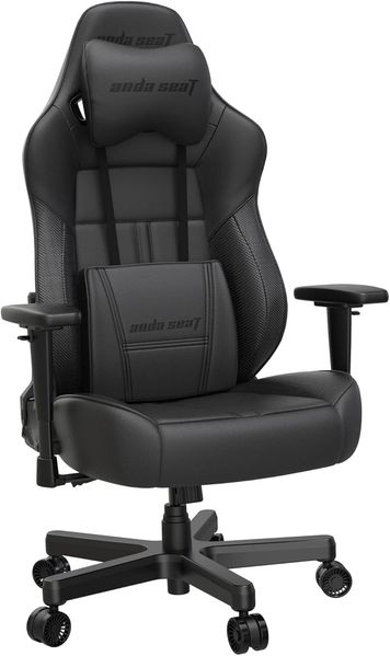 Anda Seat Dark Demon Dragon Gamerstuhle für Erwachsene – Ergonomischer Gaming Bürostuhl mit 4D-Armlehnen, Hochdichtem Schaum, Lendenkissen, Ergonomisch Design, Maximale Belastbarkeit 170kg, Schwarz