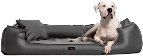 GOOFY EASY CLEAN Orthopädisches Hundebett - 160x110cm, 02 Graphit