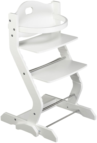 tiSsi® Kinderhochstuhlset mit Grundgestell und Bügel Buche Weiß