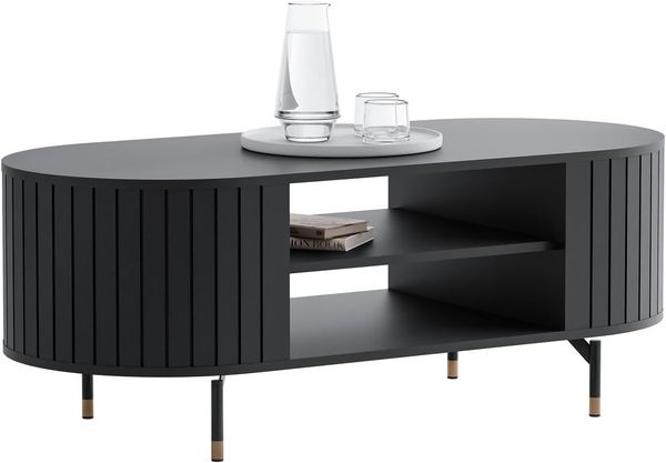 Lookway Couchtisch ELODIE mit Ablage – modern, elegant & funktional (1x Couchtisch), Breite: 104 cm