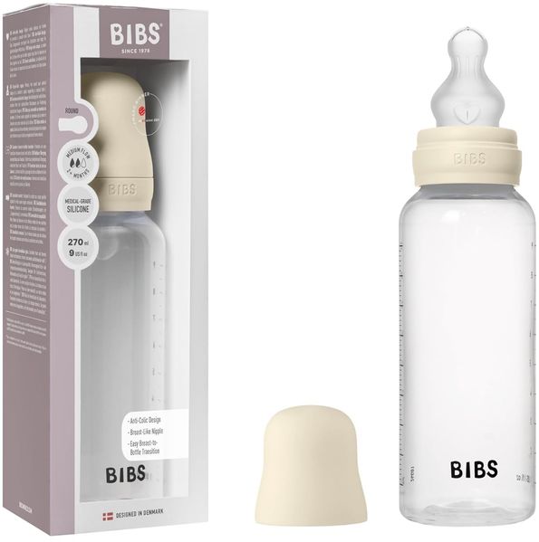 Bibs Flasche - Medium Flow - 270 ml - Silikon - Iv