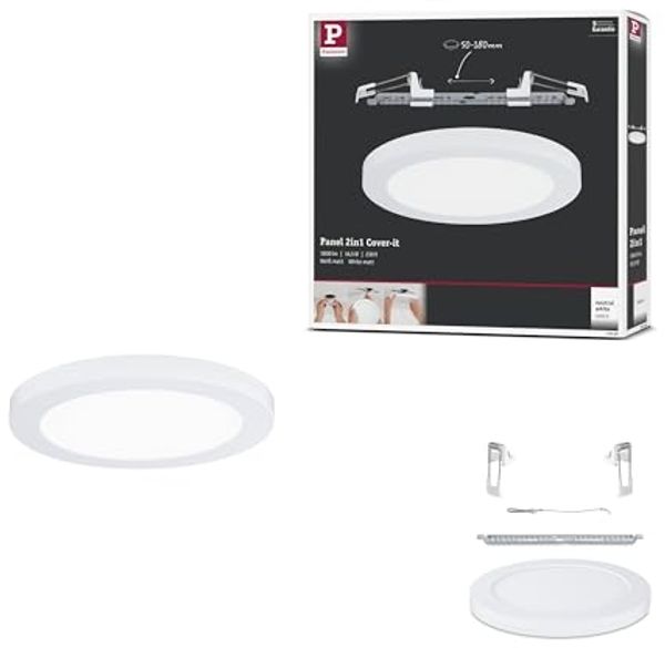 Paulmann No. 95389 LED Einbaupanel Cover-it rund 225mm 4000K