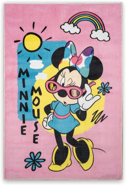 Disney Kinderteppich Disney Home - 80x120 cm - Spiderman, Cars, Frozen, Mickey, Minnie, Rechteckig, Höhe: 5 mm