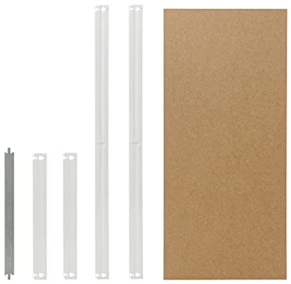 shelfplaza OFFICE 80x30 cm Fachboden-Set in lichtgrau für OFFICE Schwerlastregale mit 175 kg Traglast pro Boden