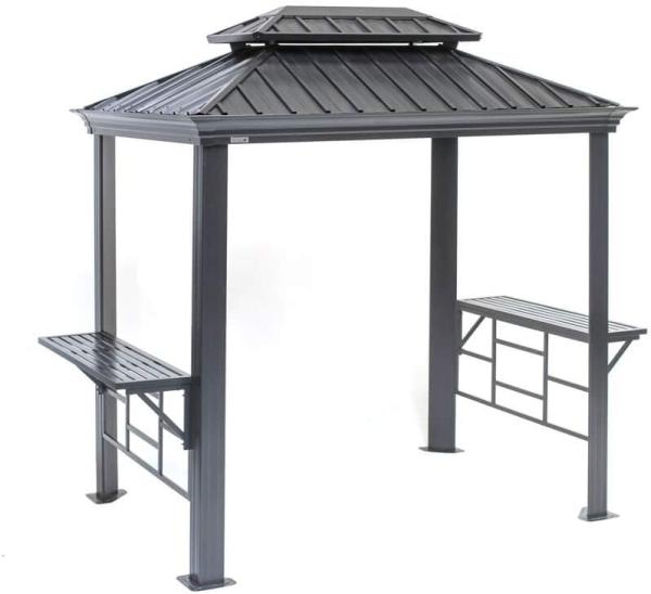 Sojag Aluminium Grill Pavillon Messina | Anthrazit | 179x292x262 cm