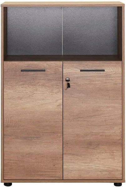 Stylish Oak Bookshelf, 72 x 110 x 34 cm | 100% Melamine Coated Particle Board, 16 mm Thick | Perfect for Modern Home & Office Decor Bild 4