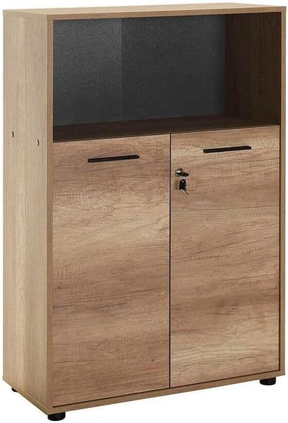 Stylish Oak Bookshelf, 72 x 110 x 34 cm | 100% Melamine Coated Particle Board, 16 mm Thick | Perfect for Modern Home & Office Decor Bild 3