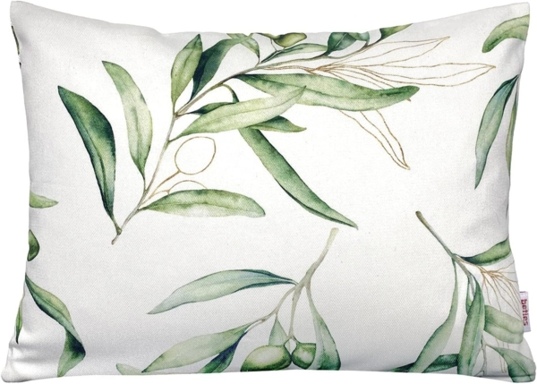 beties Kissenbezug Italy Collection, (1 Stück), 100% Baumwolle, Oliven mit goldener Zeichnung, verschiedene Größen