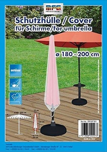 MFG Schutzhülle für Sonnenschirme Ø 180-200cm