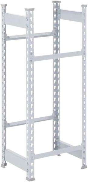 PROREGAL® Flaschenregal Getränkekistenregal Kastenegal CAMEL 2 Ebenen 100x40x30cm Grau, Robustes Getränkekistenregal für 2-6 Kisten Garage Keller Küche Bild 6