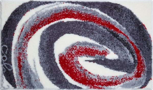 GRUND COLANI 42 Badematte 60x100 cm Grau/Rot