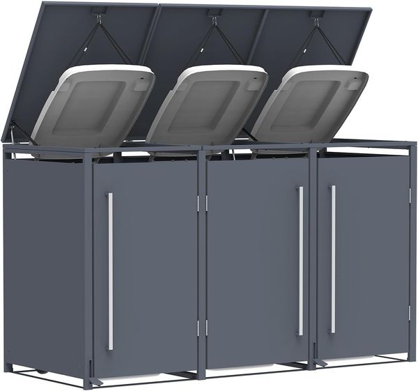 Westmann Pedura 3 | Metall Mülltonnenbox mit