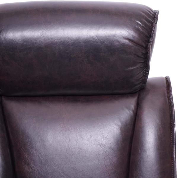 2er Kinosessel HWC-H30, Relaxsessel Fernsehsessel Zweisitzer Sofa, Staufach Soft Touch Kunstleder MVG ~ braun Bild 7