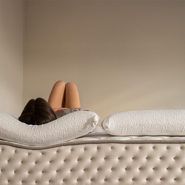 Cecotec Viskoelastische Matratze und Taschenfedern Flow 6790 Hybrid 135x180. Mehrschichtig, Höhe 26 cm, hohe Festigkeit, Unabhängigkeit Liegeflächen, Atmungsaktivität, Doppelseitigkeit Winter/Sommer Bild 6