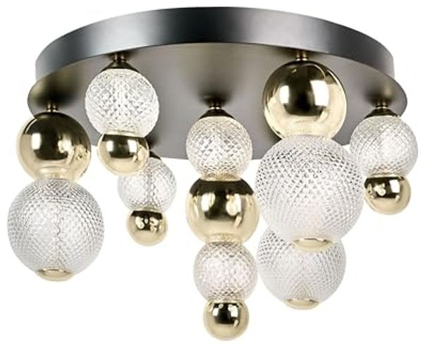 LED Deckenlampe SORA Glas Gold