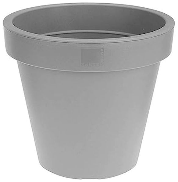 GreenGarden® Pflanzkübel Pflanztopf Blumentopf Ø20cm Höhe 18cm hellgrau