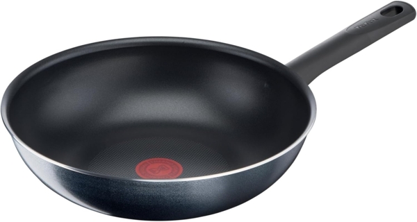 Tefal Wok TEFAL Wokpfanne Ø 28cm Pfanne Wok Universalpfanne Antihaft Thermo Spot, Aluminium