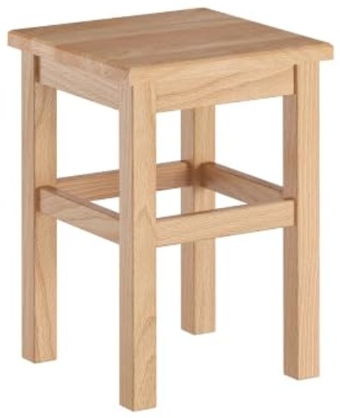 Hocker Holzhocker Sitzhocker Buche massiv natur ohne Lehne V-90.71-46Einzelartikel