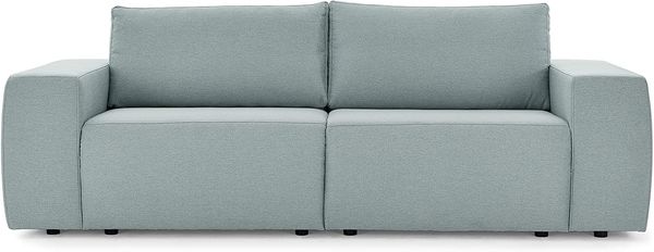 LOOKS by Wolfgang Joop Looks II Designer Bigsofa, Sofa, Polstersofa, eisblau, 242 x 89 x 70 cm