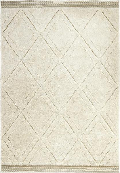 Hochflor Teppich Colin Beige - 160x230x2,2cm