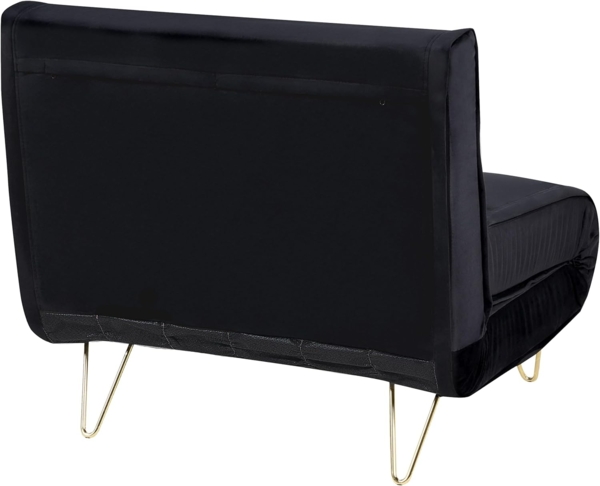 Wohnzimmer Set VESTFOLD Schwarz Samtstoff Bild 9