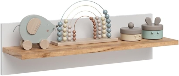 Wandregal Kinderzimmer Malia Weiß/Artisan 70x20 cm Vitalispa Bild 6