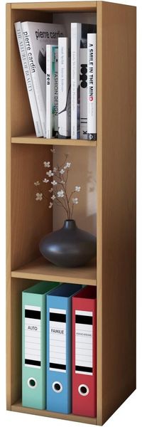 VCM Standregal Mendas 900055 Buche H. 107 x B. 34 x T. 30 cm