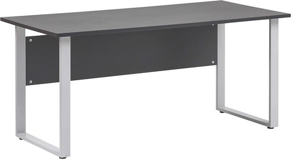 Möbelpartner Schreibtisch Denver 701483, Anthrazit, 75 cm tief