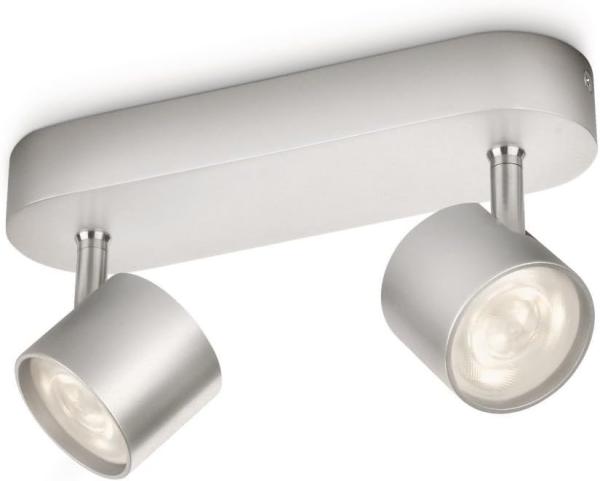 Philips myLiving LED Spot Star 2-flammiger Deckenstrahler aus Aluminium