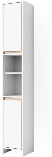 Badschrank Emma Weiß/Sonoma 30 x 190 cm Vicco