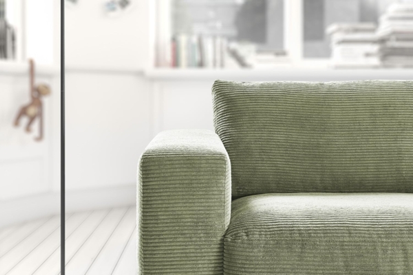 KAWOLA Sofa MADELINE, Couch 2-Sitzer oder 3-Sitzer Cord verschiedene Farben Bild 6