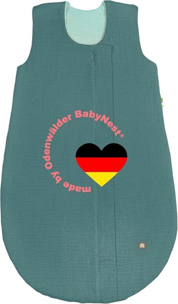 Odenwälder Musselin- Sommer- Schlafsack deep forest Gr. 70