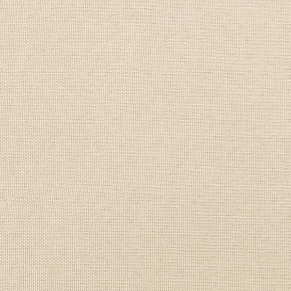 vidaXL Polsterbett, Stoff, 25,0 cm, Creme, 80x200 cm, Natur Bild 9