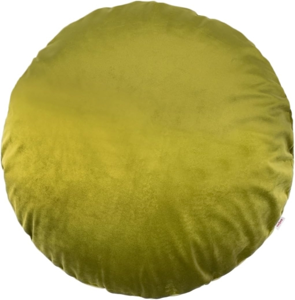 Kissenhülle rund ca. 80 cm Ø mai-grün beties "Samt&Sonders" Bild 1
