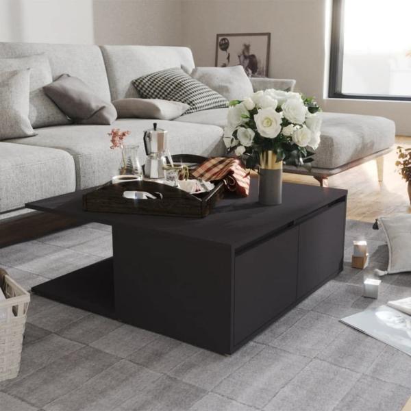 vidaXL Couchtisch Grau 80 x 80 x 31 cm Spanplatte