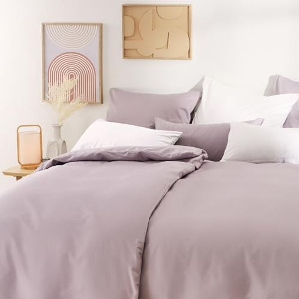 Blumtal Bettwäsche Premium Oeko Tex Zertifizierte Satin Bettwäsche, Mako-Satin, 2 teilig, aus 100% Baumwolle - Edle Glanzoptik Bettwäsche