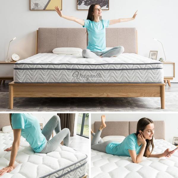 Vesgantti Matratze 90x200 7-Zonen Federkernmatratze Taschenfederkernmatratze Mittelfeste Orthopädischem Tonnentaschenfederkernmatratze (H3, Box-top 26cm) Bild 7