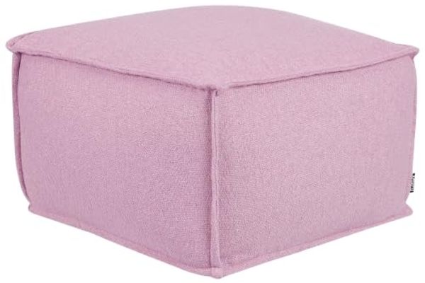Pouf SHERALI Rosa Baumwolle 50 cm 50 cm