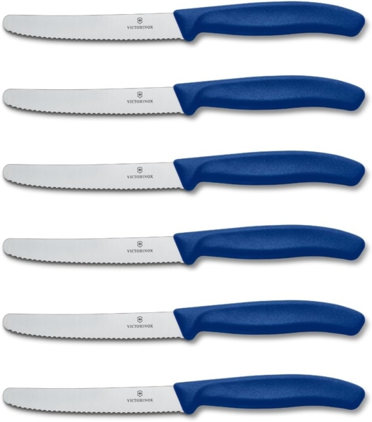 Victorinox Swiss Classic Tafelmesser 6 tlg. blau