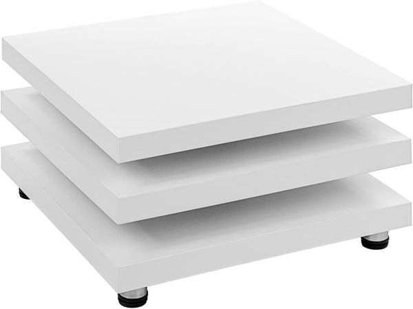 STILISTA® Couchtisch 73x73 cm weiß