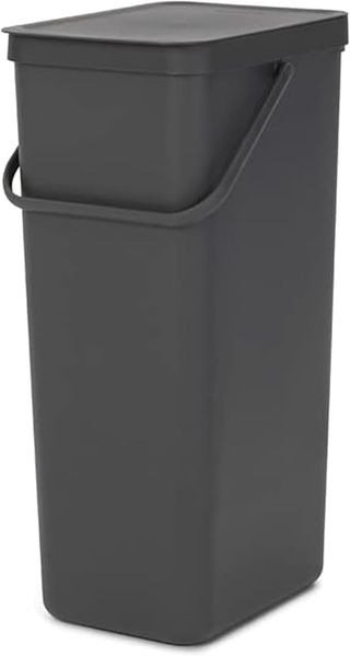 Brabantia 'Sort & Go' Abfallbehälter, Kunststoff, Grey, 40 Liter