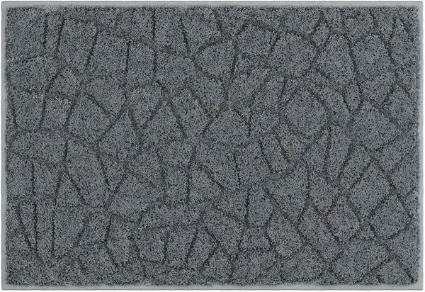 Linea Due TERAZZO Badteppich 60x90 cm anthrazit